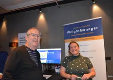 Wilma Lenstra van WeightManager met ed-ondernemer Lex Ebbe