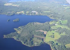 Ruimte voor landbouw tussen de Finse bossen en meren