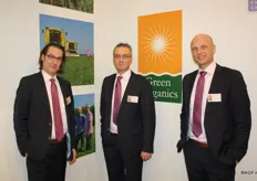 De vaste crew van Green Organics: Robbert Blok, Jan Groen en Gerard de Pee