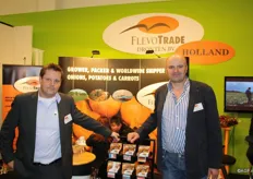Ronald Velthuis en Piet van Liere van FlevoTrade Dronten