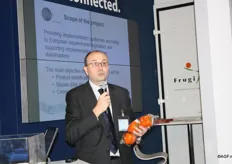 FrugiCom hield een persconferentie, met als sprekers: Pere Rosell van GS1 Spain