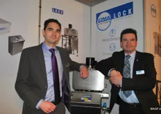 Guido Duquesnoy en Karel de Rooij van Lock Inspection Systems. Sinds Januari is Lock Inspection Systems samen gegaan met Loma Systems.