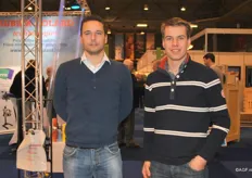 Romke van Velden en Alwart Boers van Freshpack Handling Systems. Zij waren als bezoekers aanwezig.