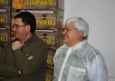 Pedro Aranda (rechts), 1 van de directeuren