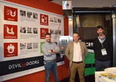 Devildoors: Robin Verhulst, Andy Florissoone en Gert Nieuwlaat. Het bedrijf maakt industriële poorten en deuren met een uitgebreid service netwerk.
