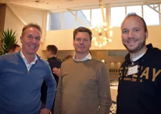 Jeroen Rondeel (Blue Engineering), Peter Vasen (Rabobank) en Tino Michiels (Weyers)