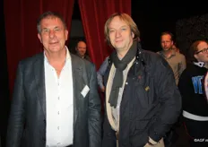 Frans van Aarle met Johan Wiersma van Van Rijn Trading.