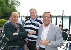 Peter van de Poel Logistics Manager Mehadrin, Walter van Stee Jansen Dongen en Rob Mulder Cool Control.