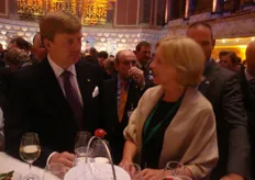Yvonne Geurten in gesprek met koning Willem Alexander