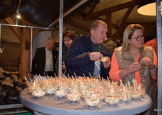 en proeven van de slaatjes