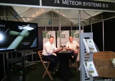 Arnold Bol en Jan van Hemert van Meteor Systems