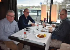Jeroen van der Spek, Wout Werner en Rene van Doorn van Groda AGF