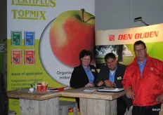 Dayenne van Overdijk, Ronny van Gestel, en Henk Kraaijvanger van Den Ouden Groenrecycling