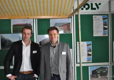 Links Thomas van Mourik en rechts Emile Petit van DLV Milieu en Techniek