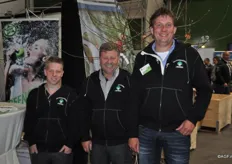 De mannen van Fruitboomkwekerij J. Morren uit Elburg: Gerco Morren, Jan Morren en Bert den Haan