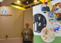 Mieke Verstappen van Verstappen Advanced Packaging. Leverancier van AGF verpakkingen  uit 100% gerecycled materiaal. Sterk in paddenstoelen verpakkingen. Eigen productie en logsitiek.