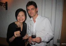 Wendy Yuen (Pure New Zealand) en Fabien Dumont (exportmanager Fruitmasters)