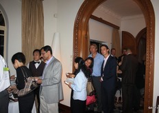 In de rij voor een heerlijk diner