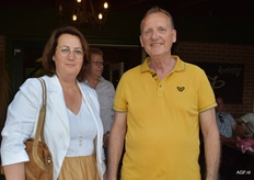 Sandra Bogaard van Fris-Co Fruit & Vegetables bv en Ron David van Quiks