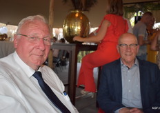 Andries Quik en rechts Jilis van Kuilenburg voorheen van Nedato maar nu actief als ondersteunende partner onder de naam Jivaku.