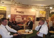 The team at the Higgins Group stand.
