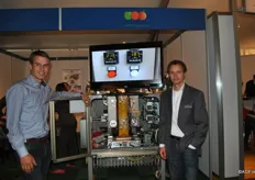 Alwart Boers en Evert-Jan Wassink van Freshpack Handling Systems waren ook aanwezig als onderdeel van de Sorma group.