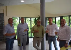 Pol Vervaeke (Ecofrost), Kristof Wallays (Agristo), Rik Tanghe (RTL Patat), Koen Vindevogel (Vindevogel) en Peter De Clercq (DCU Potatoes)