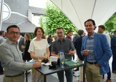 Yves Cuvelier (Cuvelier Fruit), Veerle Vandersypt (Fresh Trade Belgium), Eric Jansen (Wilderhof) en Gaston Derwael (Bel'Export)