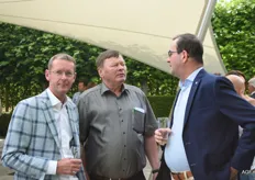 Steve De Backere (D'Arta), Norbert Tack (Tack Agri) en Pieter Van Daele (D'Arta)