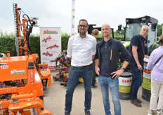 Peter Kuijlen, Willem Kalle en daarachter Addy van Wees ZHE, Fuitconsult en Betuwe Mechanisatie