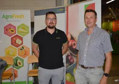 Duitse collega Tobias Stechmann en Nederlandse collega Ruud van Enckevort van AgroFresh