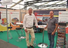 Jan Bijlsma en Willem Beimers van Bijlsma Hercules. Crop handling technology.