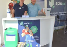 Pam Dewrt en Martin van Gheluwe van Aphasol.