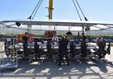 In zes rondes gingen zo'n 20 mensen per keer naar boven