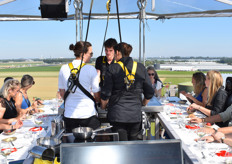 De gasten ervaarden de Looye-tomaat op een manier die ze niet snel zullen vergeten