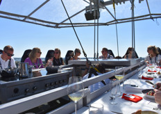 Ondanks de hoge temperaturen stond er een lekker briesje 