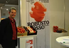 Klaas van den Belt (teler) presenteerde met trots zijn Robusto Rosso met zijn intense smaak en gemakkelijk te snijden en te verwerken.