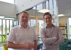 Hans Driessen (BASF Vegetables Seeds) en Hugo Atjak (Growers United)