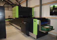 "Oefenmateriaal" in het lab, de nieuwste Greefa sorteermachine