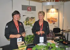 Dit keer bestond het team van Koppert Cress uit twee dames. Zij lieten de verschillende producten proeven aan de bezoekers.