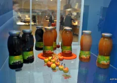 The Bio Juice Trio uit Oostrijk. Deze sapjes worden geproduceerd van lokaal fruit.