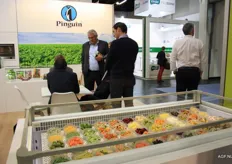 Een kleurrijke presentatie bij Pinguin, één van de divisies van Greenyard Foods