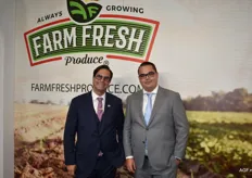 Steven Ceccarelli en Davy van Ewijck van Farm Fresh Produce. 