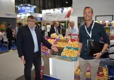 Robert Voskamp van Rola Fresh op bezoek bij de Franse aardappelleverancier Pom'alliance