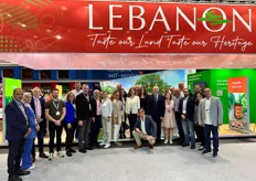 Piet Schotel van het CBI met de delegatie uit Libanon