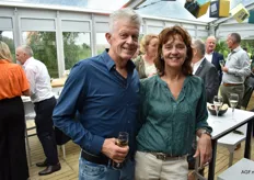 Theo Zwinkels van LLS Growers met zijn vrouw Petra van Studio Petranel
