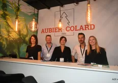 Het team van Aubier-Colard, bestaande uit Anne-Laurence Collard, Kristof Marinus, Nathalie Kellens, Dimitri Gielen en Veronique Dessers 
