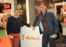 Peter de Wit (The Greenery) en Jacco Vooijs (FresQ) komen gezellig langs