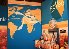 Roveg was met een gloednieuwe stand aanwezig. Centraal in de stand stonden de directe verladingen en het exotenconcept Puro Gusto dat begin dit jaar is geïntroduceerd.