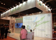 Bayer CropScience laat in de stand zien dat ze in veel gebieden in Spanje actief zijn